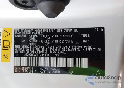 2020 Lexus Rx 350 from USA, damaged, VIN 2T2HZMDA2LC214139